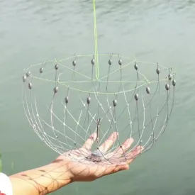 Collapsible Easy Open Trap Steel Fishing Net