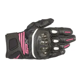 Alpinestars Stella SP X Air Carbon v2 Motorcycle Gloves Pink Black