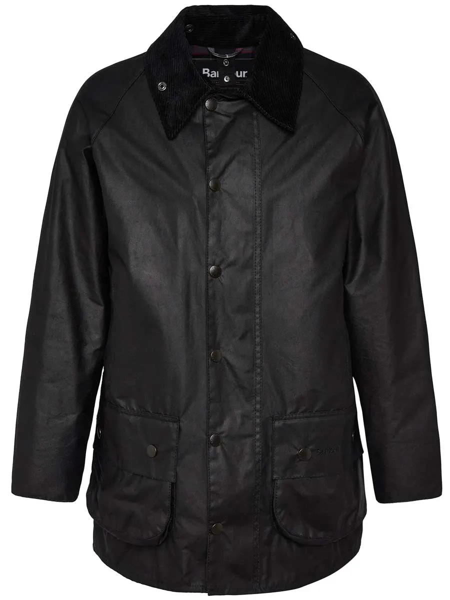 BARBOUR Beaufort Wax Jacket - Mens - Black