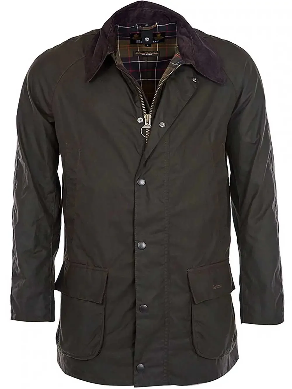 BARBOUR Bristol Wax Jacket - Mens - Olive