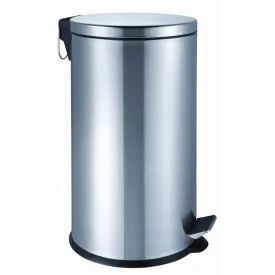 Bin Stainless Steel 40L with Foot Pedal