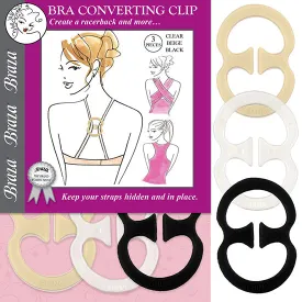 BRAZA Bra Converter Clip, 3 pieces