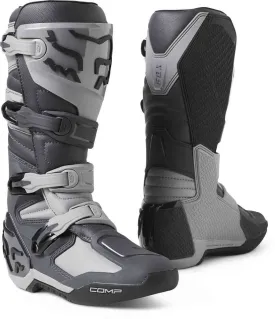 Comp FOX motocross boots, gray