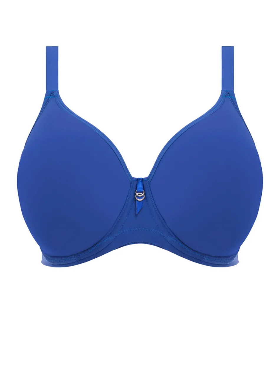 Elomi Bijou Underwire Banded Molded Bra, Lapis Blue | Blue Elomi Bra Blue