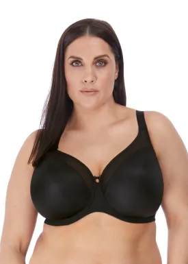 Elomi Smooth UW Molded T-Shirt Bra, Black | Elomi Smooth Bra | Black Elomi Smooth