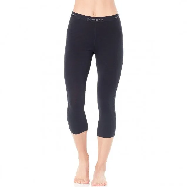 Icebreaker 200 Zone Women's Legless Thermals - Black/Mineral