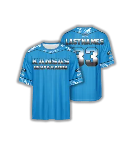 Kansas Desperados Template 116 - Custom Jersey