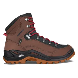 Lowa Renegade GTX boots, brown/red