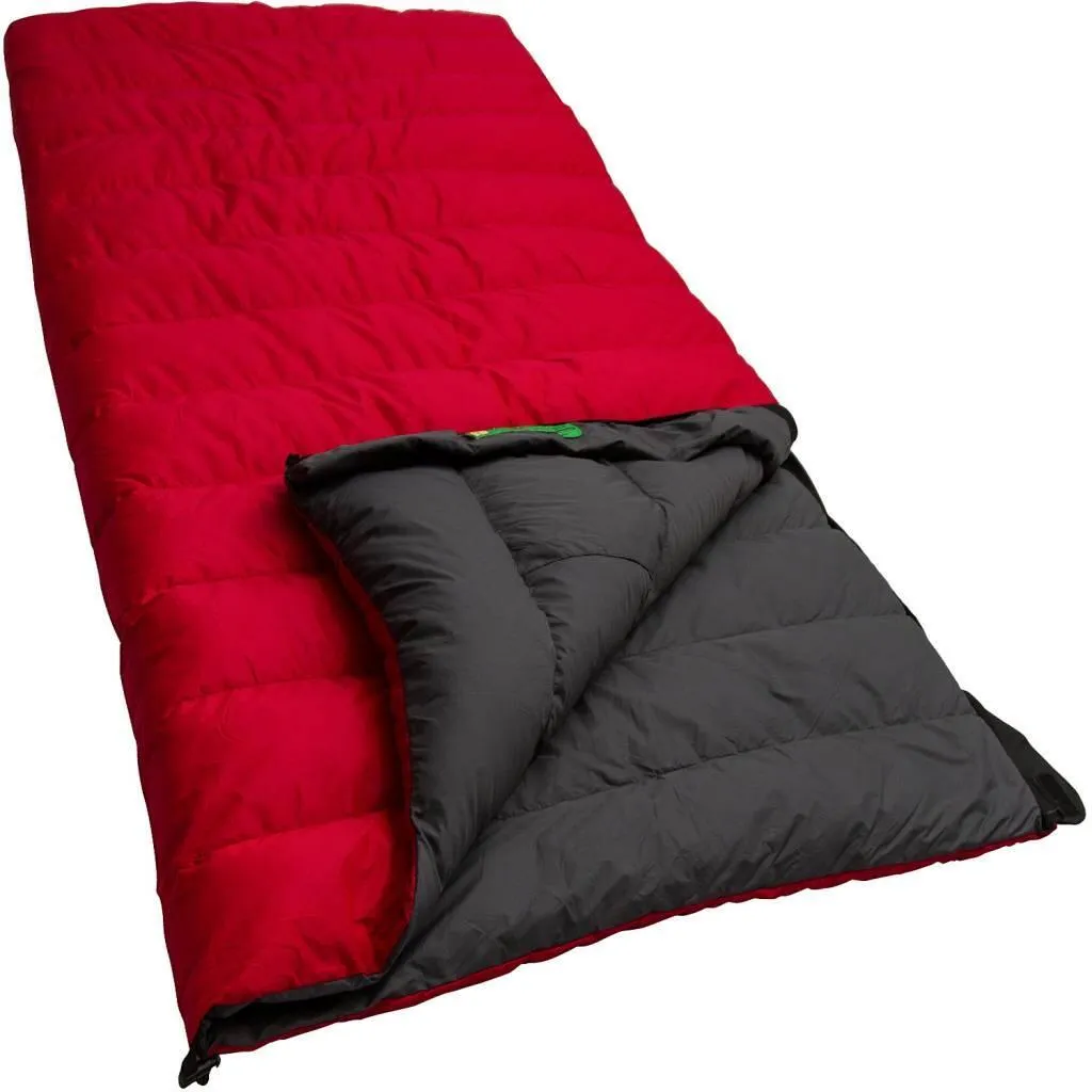 Lowland Ranger Lite Sleeping Bag with Duvet, Red