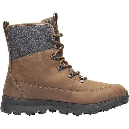 Men's Adak BUGrip Woolpower Icebug boots, color Coffee/Grey