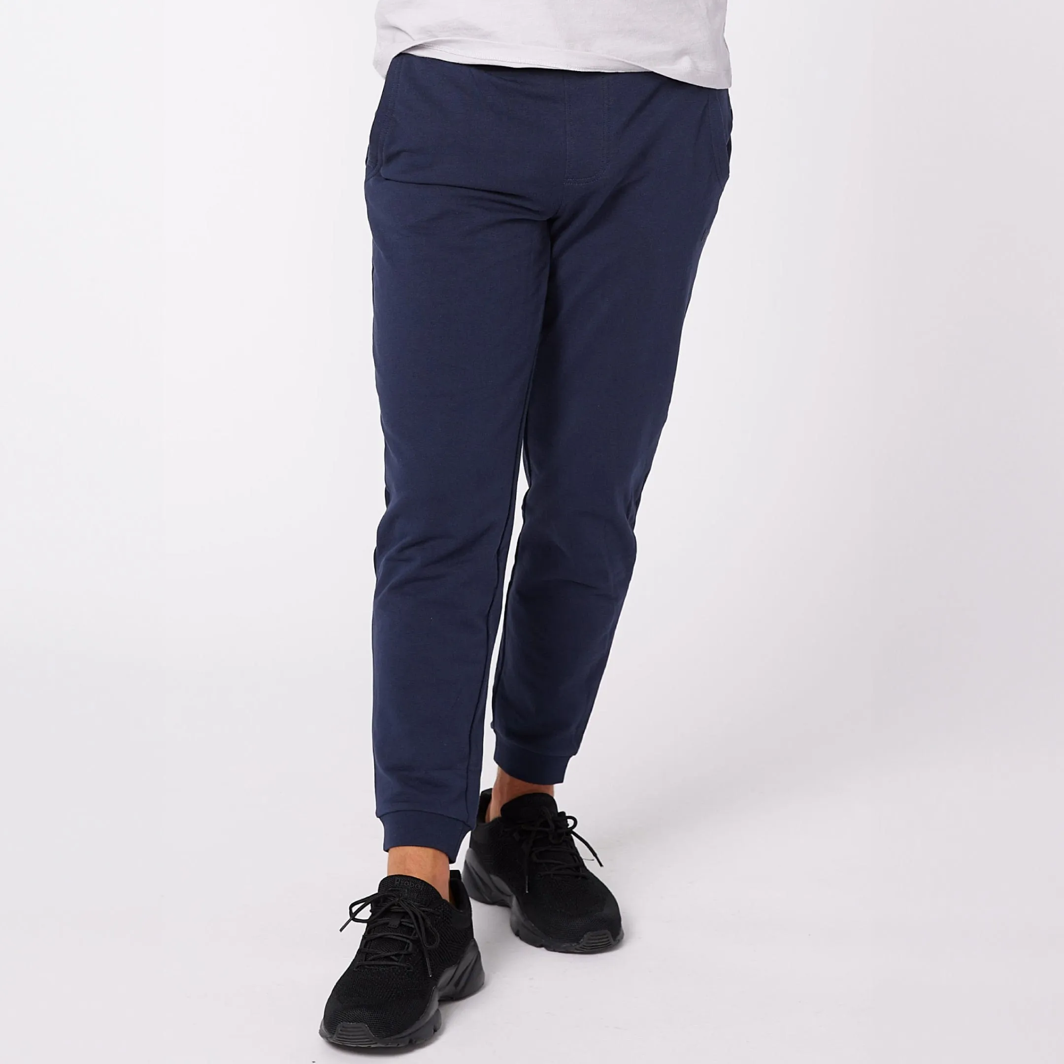 Navy French Terry Jogger