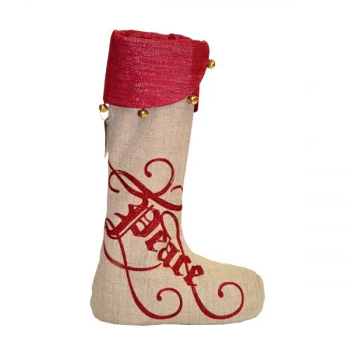 Peace Standing Stocking 30"