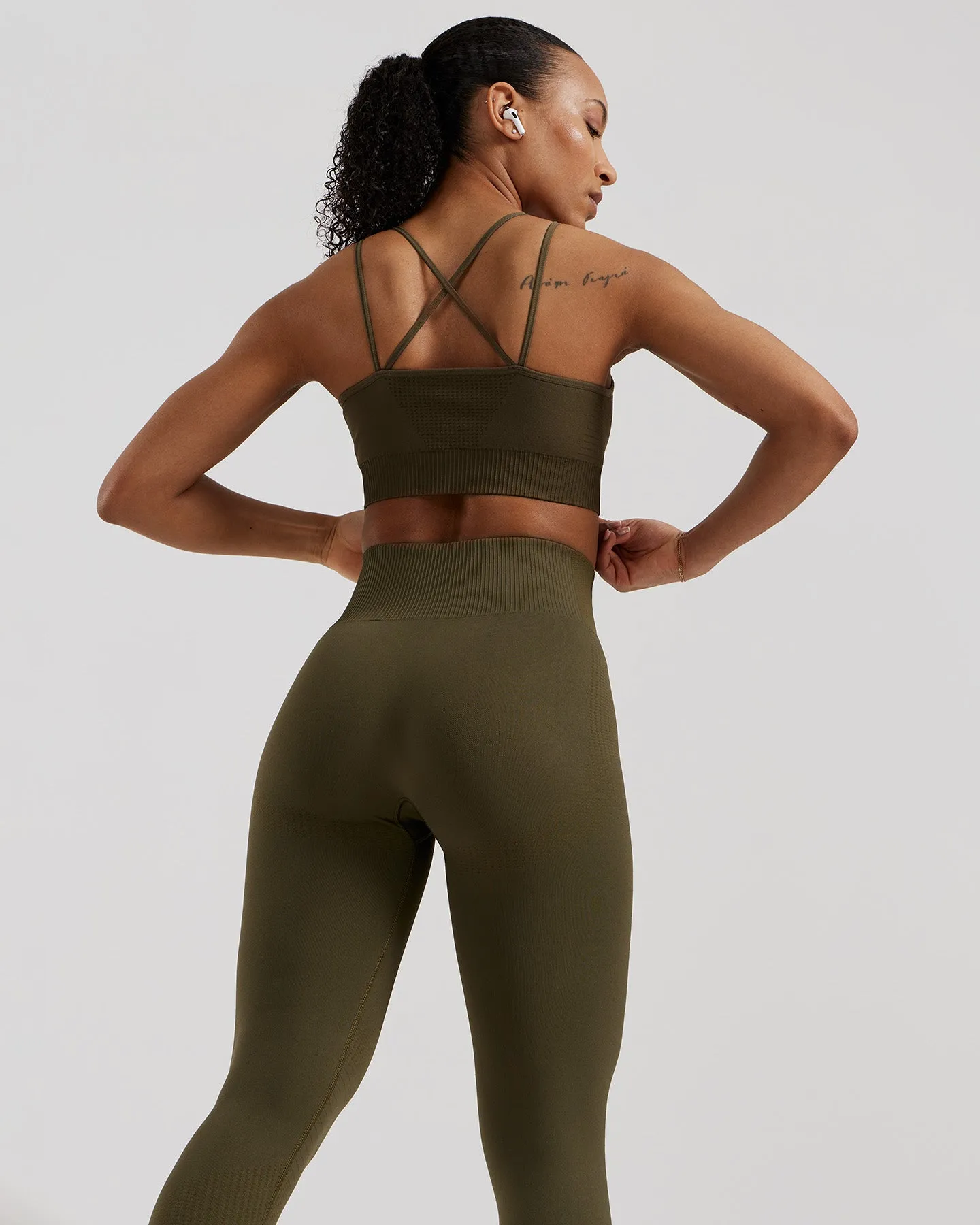 Power Seamless Leggings | Khaki