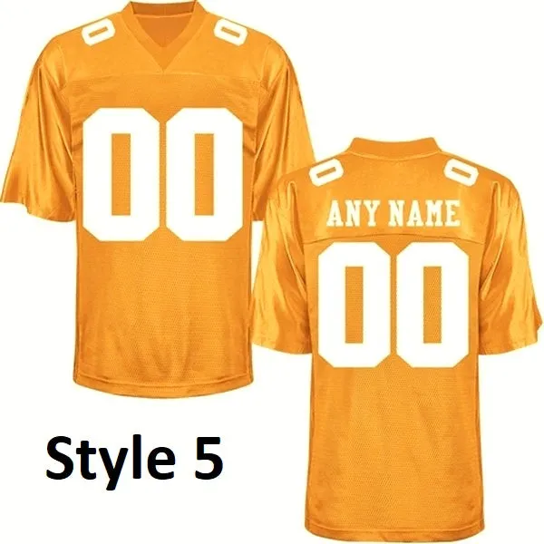 Tennessee Volunteers Style Customizable Football Jersey