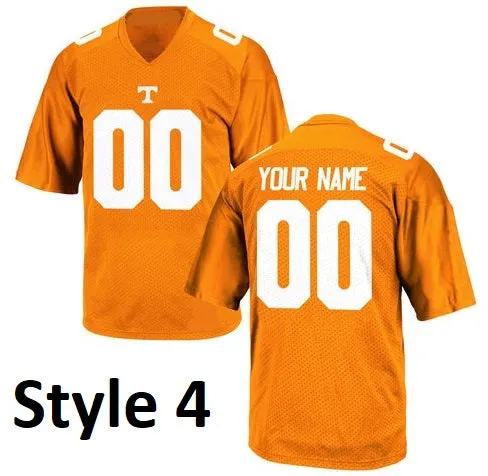 Tennessee Volunteers Style Customizable Football Jersey