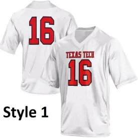 Texas Tech Red Raiders Style Customizable Football Jersey