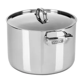 Viking 3-Ply 12 Quart Stock Pot with Lid, Mirror